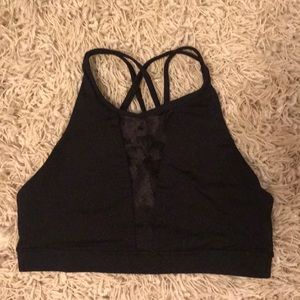 Black lululemon ballet bra